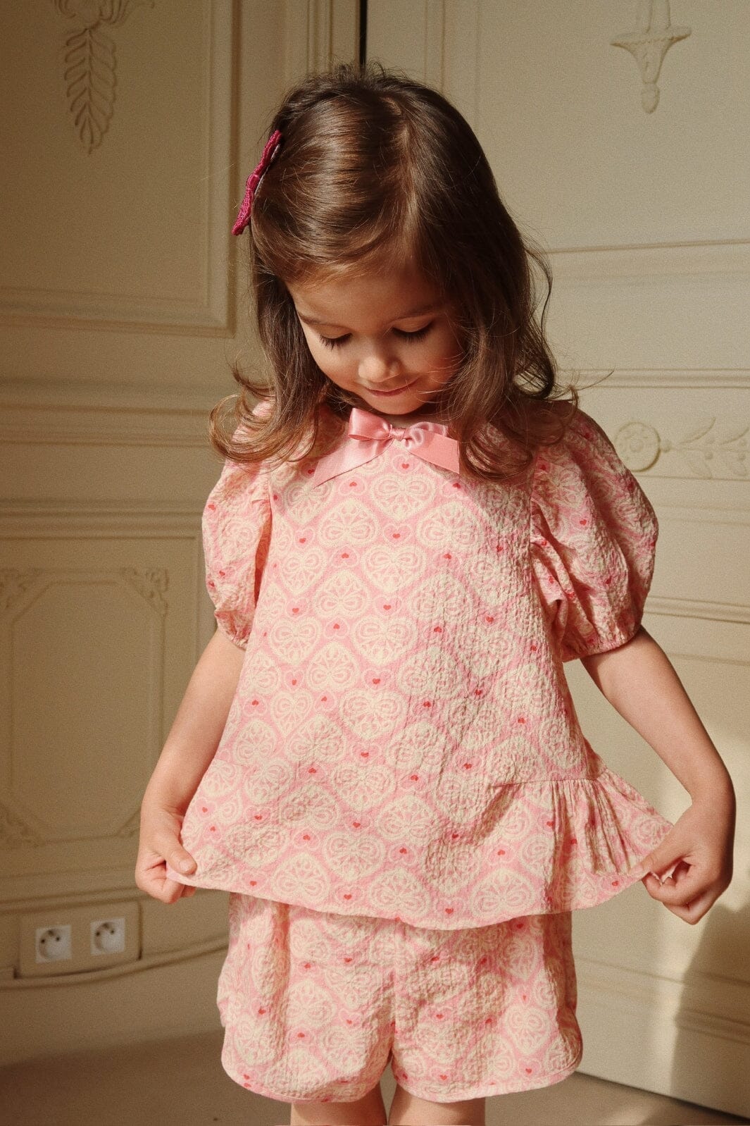 Konges Sløjd - Ava Ss Blouse Gots Ks102445 - Lacy Pink