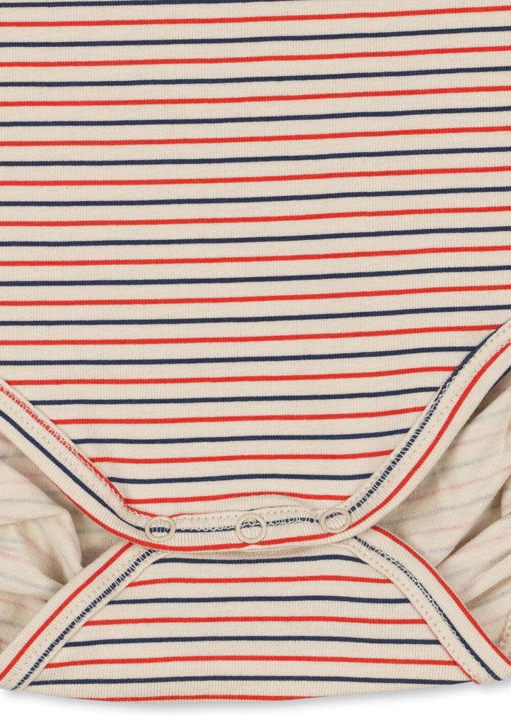 Konges Sløjd - Basic Ls Body Gots Ks104673 - Stripe Tricolore Petit Bodystockings 