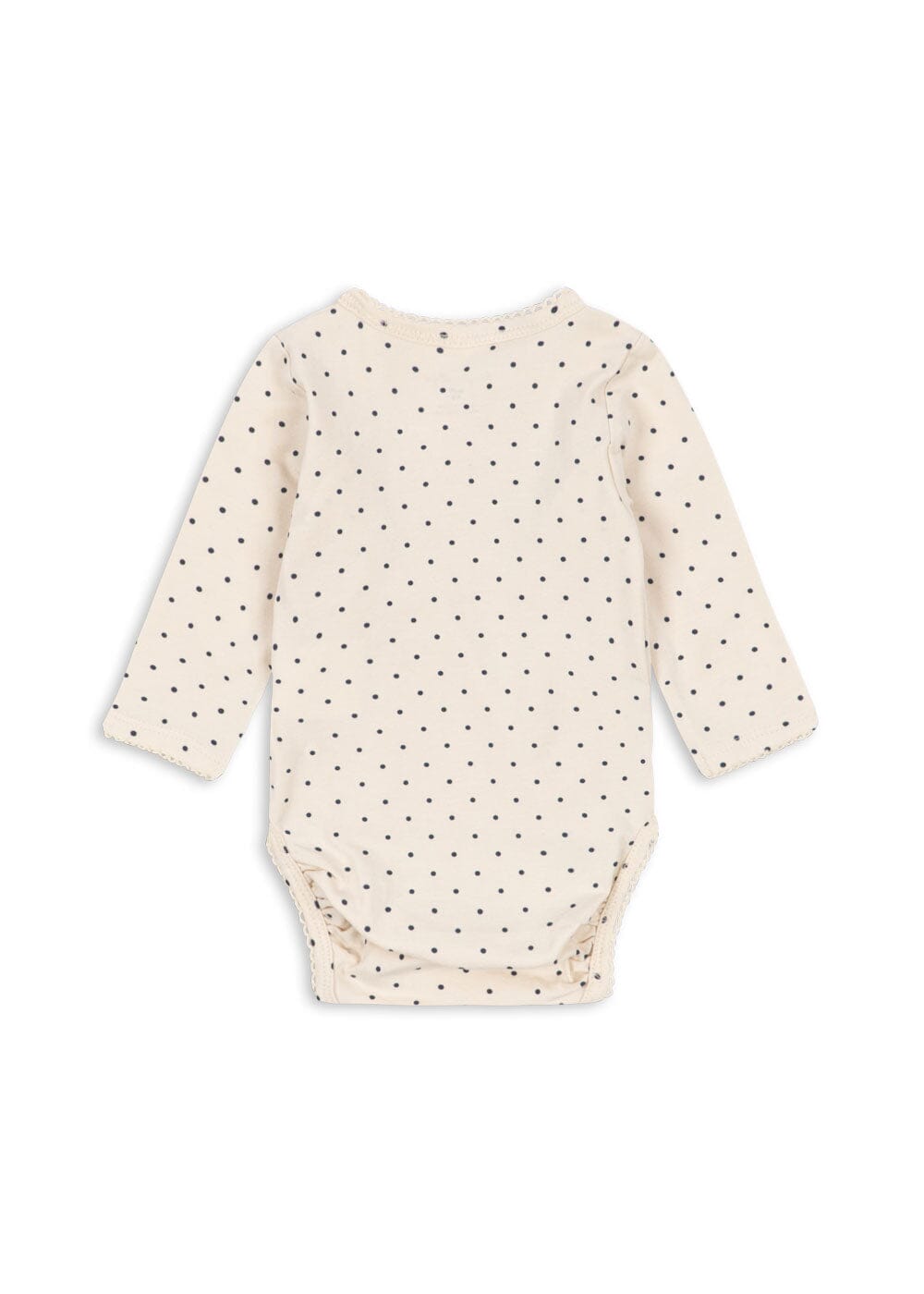 Konges Sløjd - Basic Ls Newborn Body Gots Ks105897 - Blue Dot