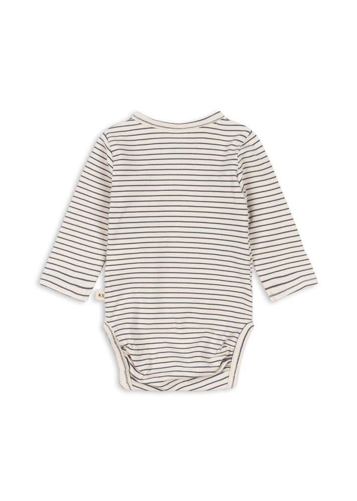 Konges Sløjd - Basic Ls Newborn Body Gots Ks105897 - Stripe Como