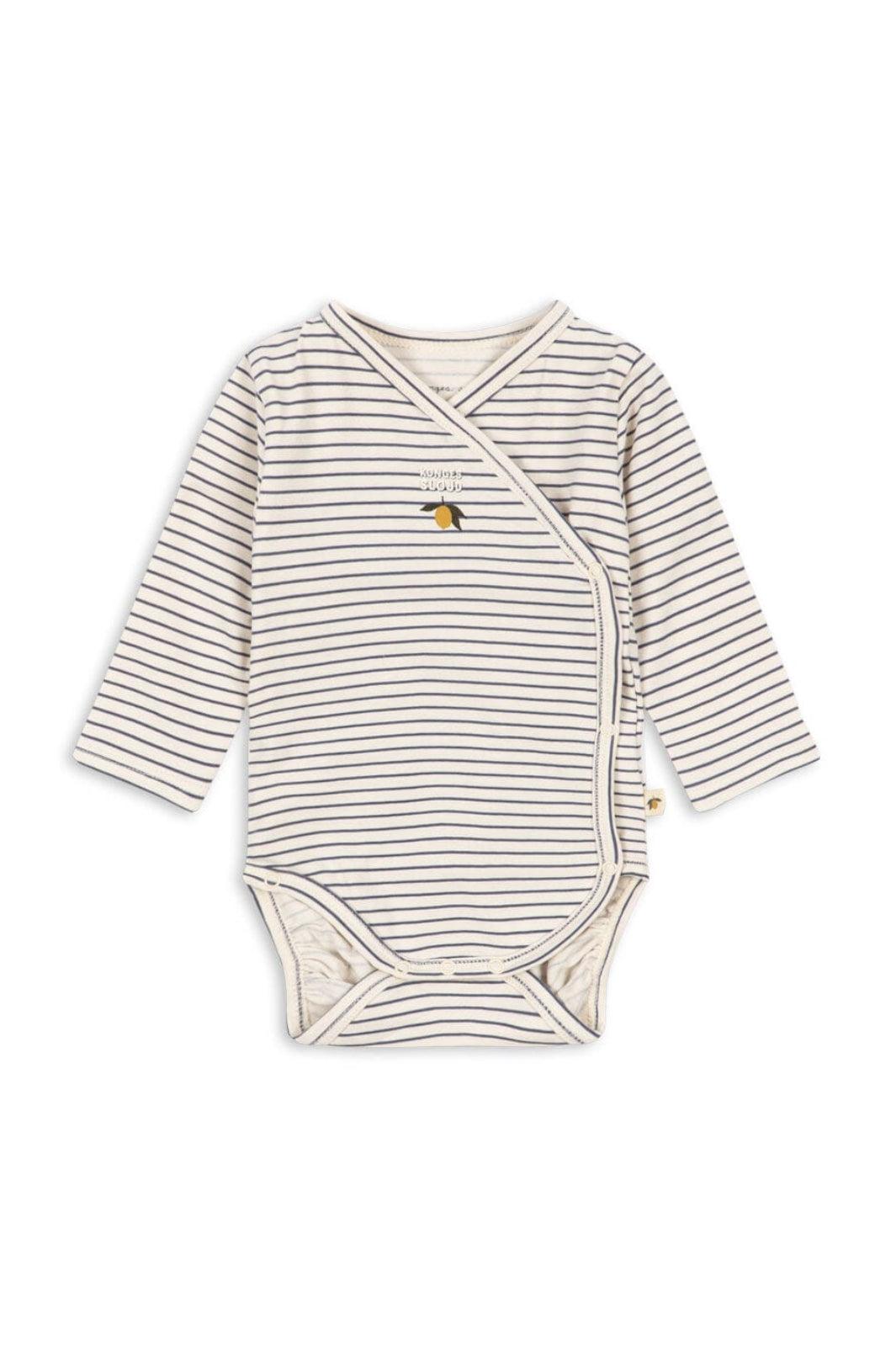Konges Sløjd - Basic Ls Newborn Body Gots Ks105897 - Stripe Como
