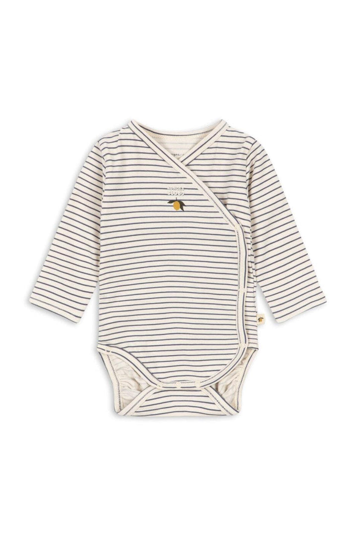 Konges Sløjd - Basic Ls Newborn Body Gots Ks105897 - Stripe Como