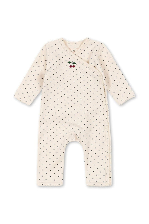 Konges Sløjd - Basic Newborn Onesie Gots Ks105898 - Blue Dot