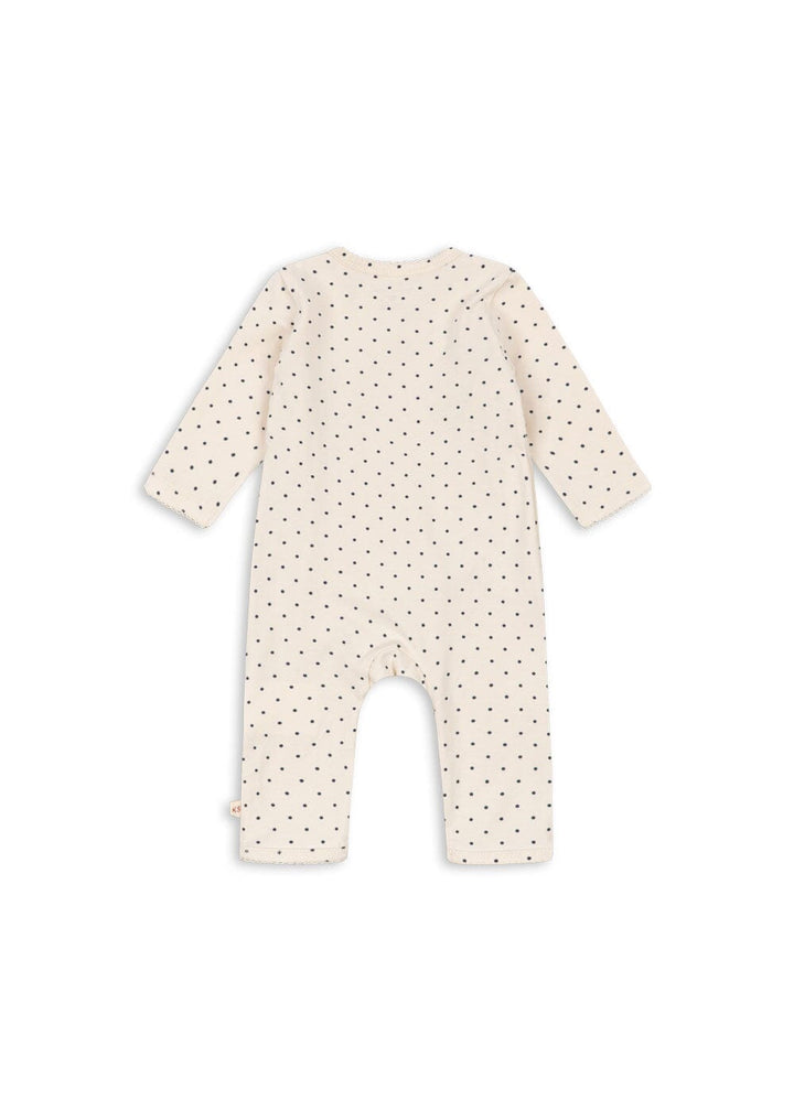 Konges Sløjd - Basic Newborn Onesie Gots Ks105898 - Blue Dot