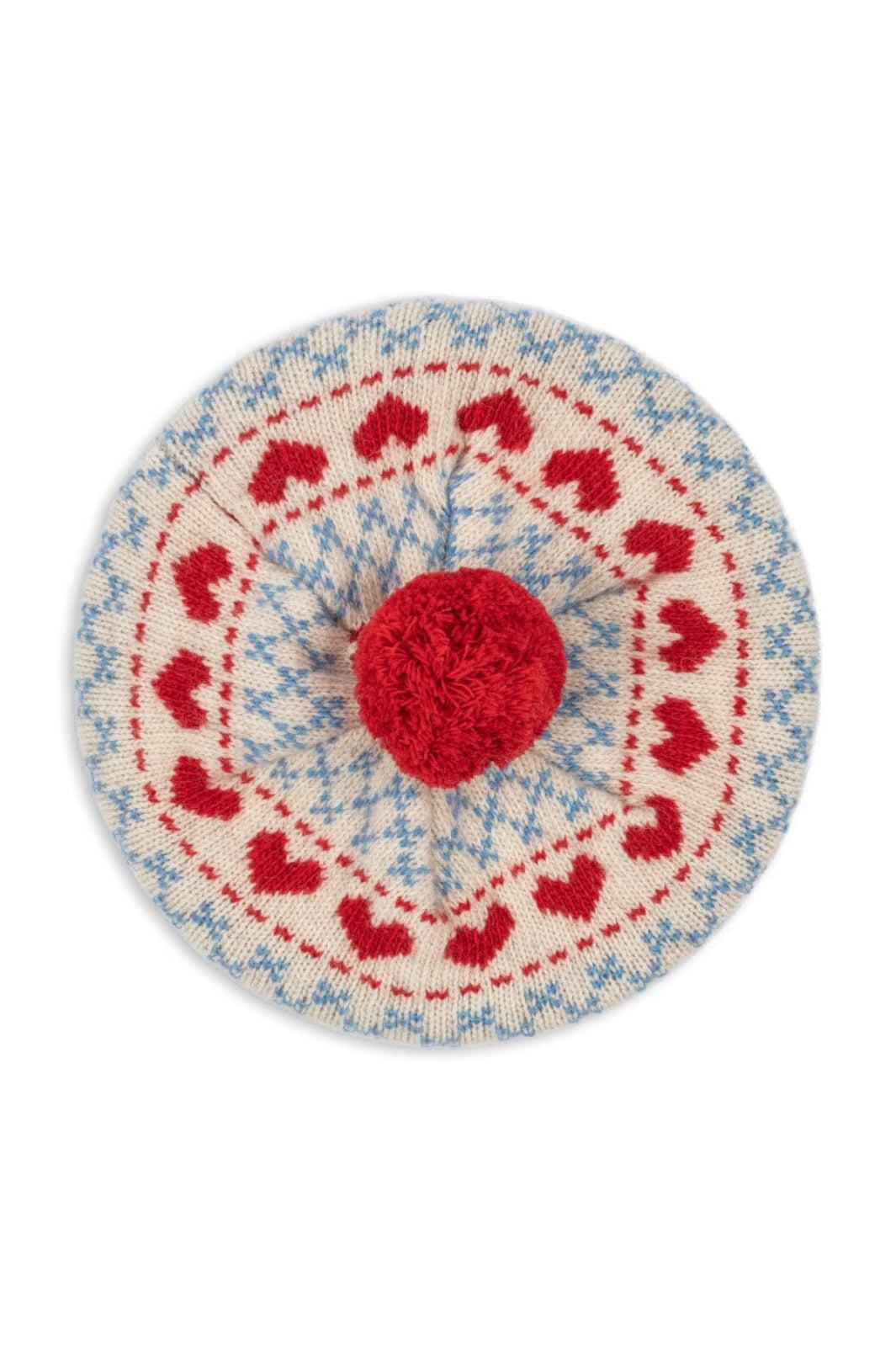 Konges Sløjd - Belou Beret Ks105905 - Heart