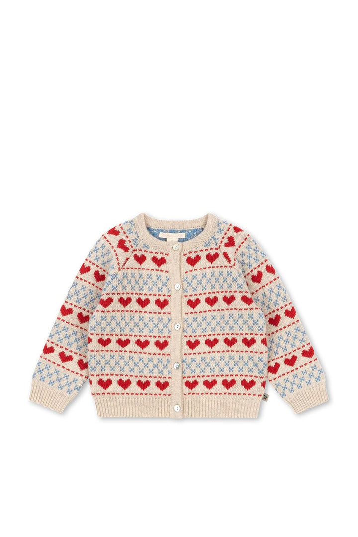 Konges Sløjd - Belou Cardigan Ks105906 - Heart