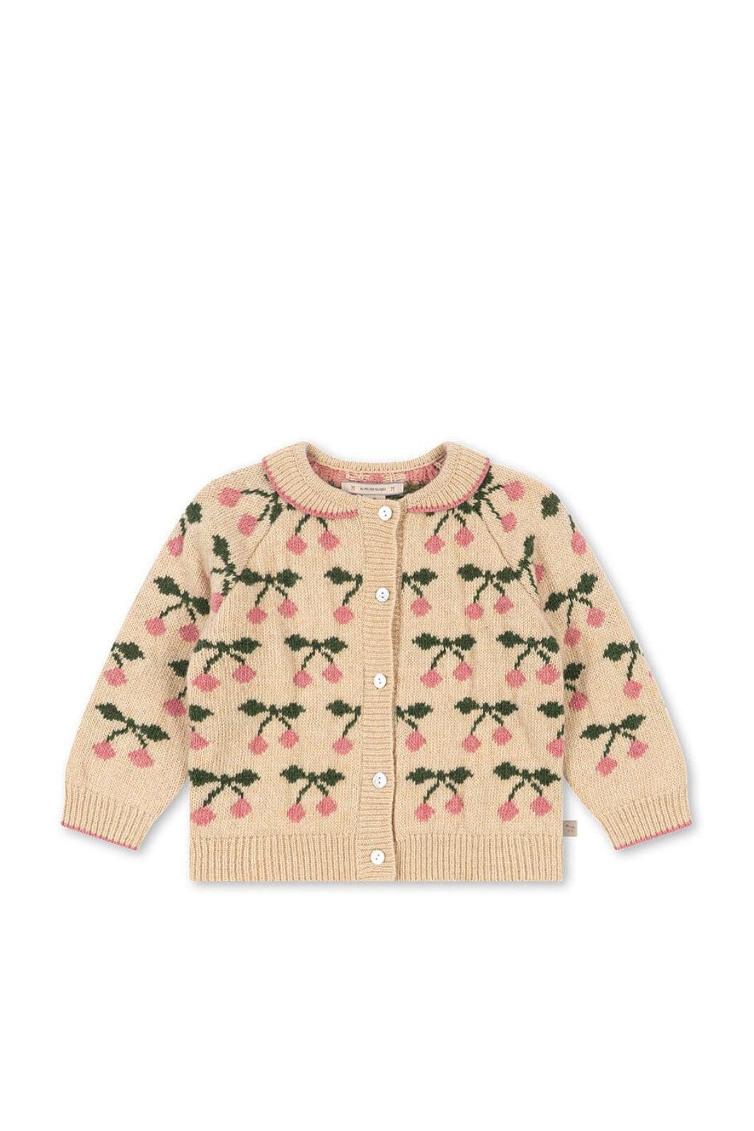 Konges Sløjd - Belou Collar Cardigan Ks105907 - Cherry