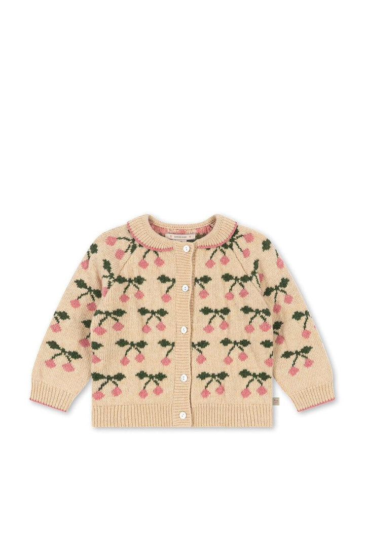 Konges Sløjd - Belou Collar Cardigan Ks105907 - Cherry