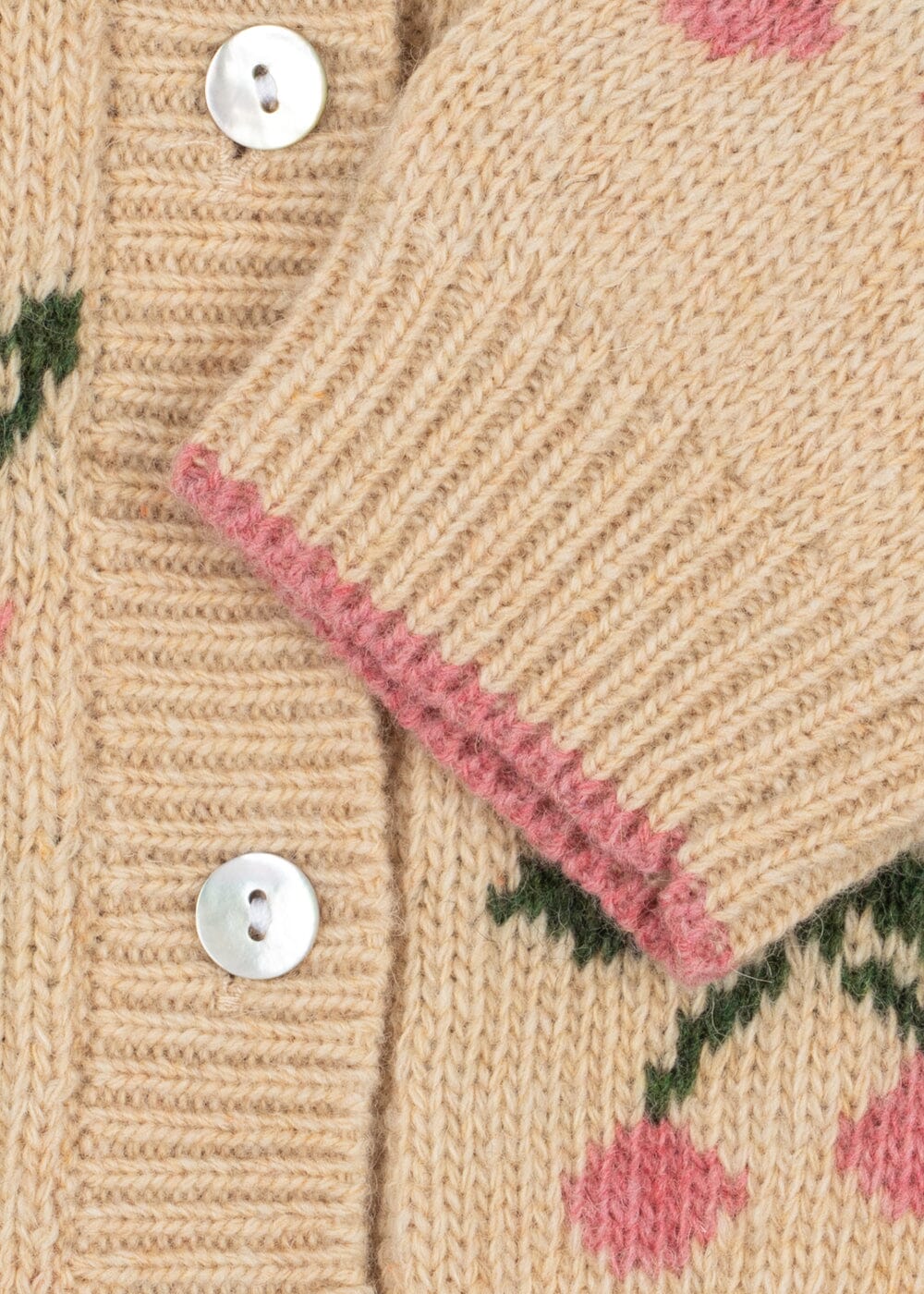 Konges Sløjd - Belou Collar Cardigan Ks105907 - Cherry