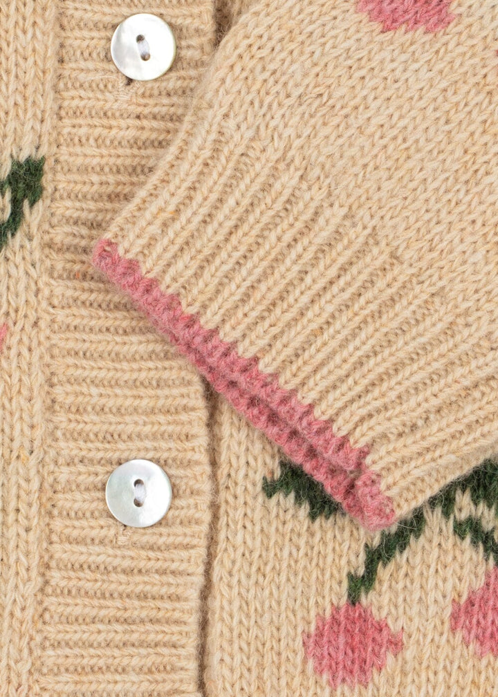 Konges Sløjd - Belou Collar Cardigan Ks105907 - Cherry