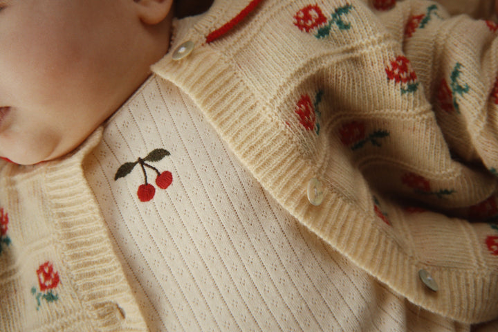 Konges Sløjd - Belou Collar Cardigan Ks106393 - Rose Cardigans 