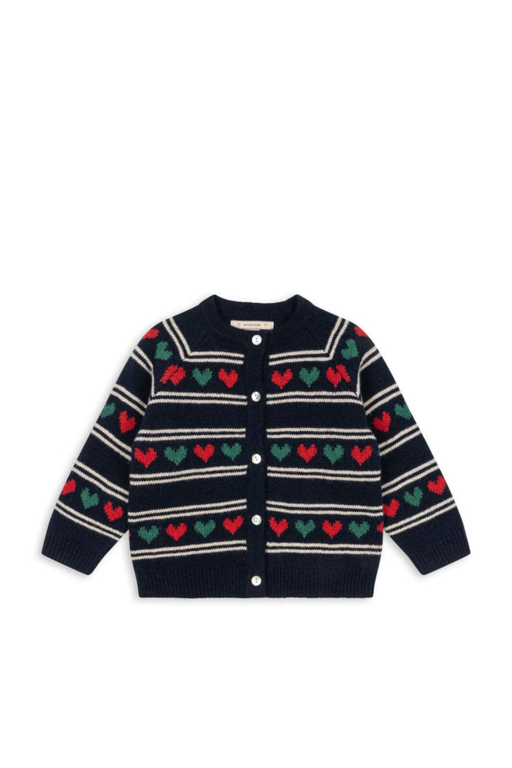 Konges Sløjd - Belou Knit Cardigan Ks104225 - Heart Cardigans 