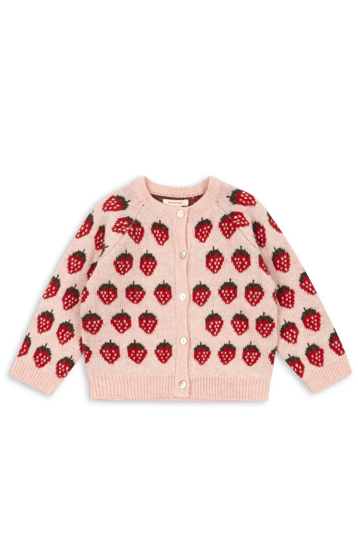Konges Sløjd - Belou Knit Cardigan Ks104693 - Strawberry Cardigans 