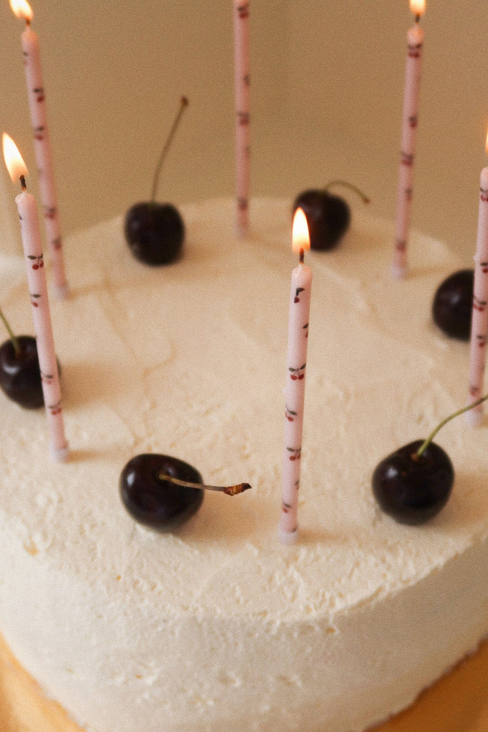 Konges Sløjd - Birthday Candles Print - Cherry Lys 