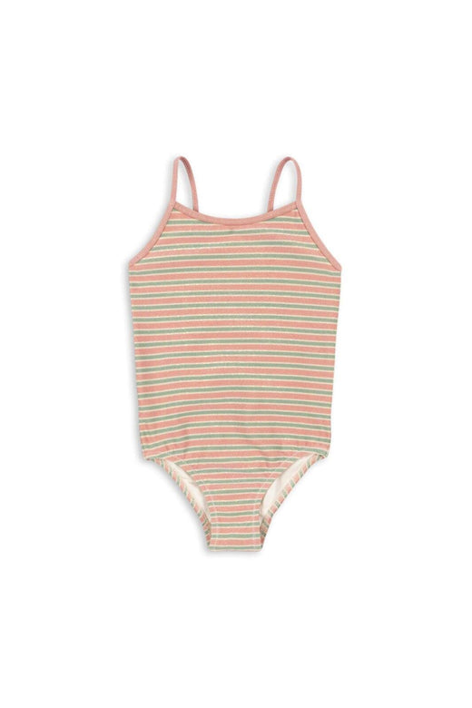 Konges Sløjd - Bowwow Swimsuit Ks104715 - Blush Stripe Badedragter 
