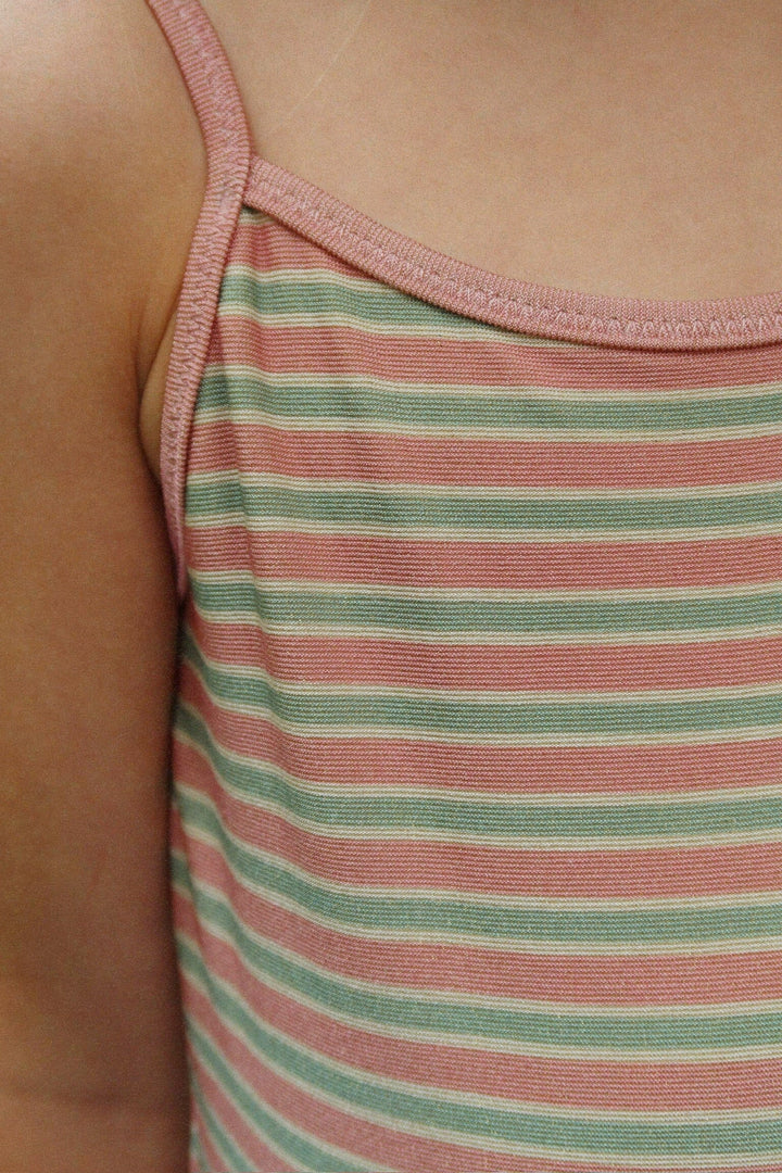 Konges Sløjd - Bowwow Swimsuit Ks104715 - Blush Stripe Badedragter 