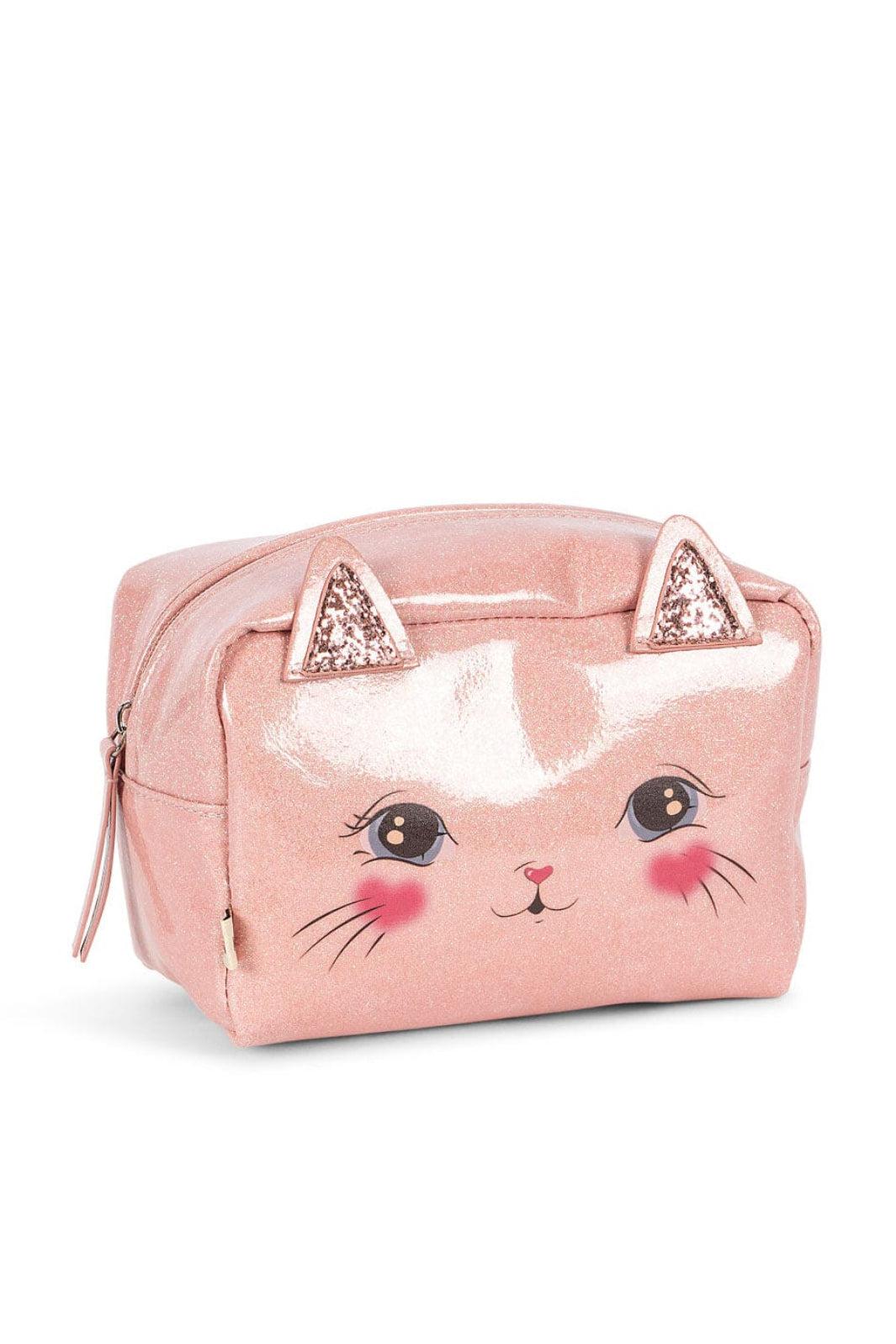 Konges Sløjd - Cat Pouch Ks105935 - Cerise Glitter Pink