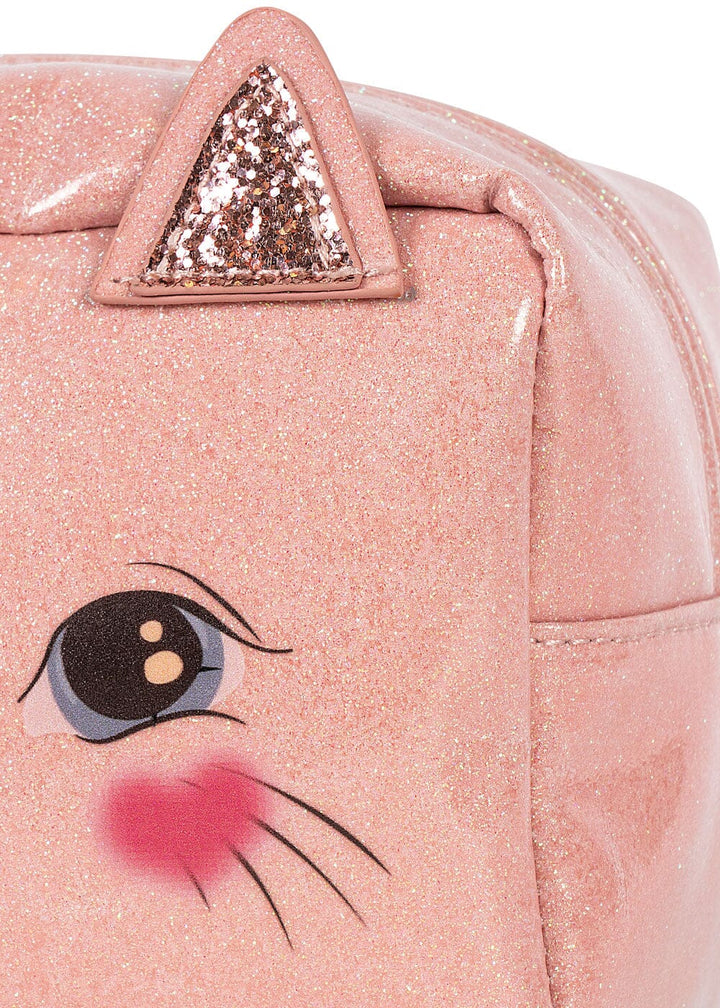 Konges Sløjd - Cat Pouch Ks105935 - Cerise Glitter Pink