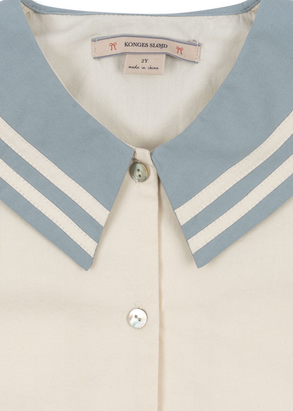 Konges Sløjd - Celebration Sailor Shirt Gots Ks103565 - Ashley Blue Bluser 