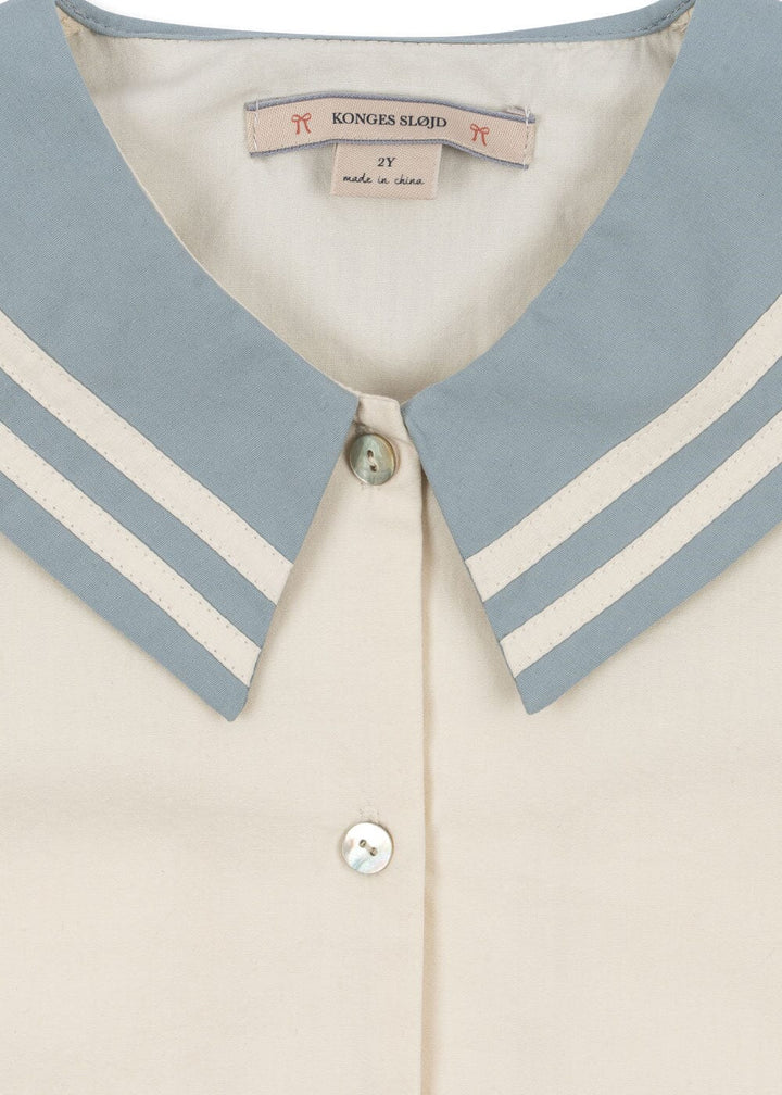 Konges Sløjd - Celebration Sailor Shirt Gots Ks103565 - Ashley Blue Bluser 