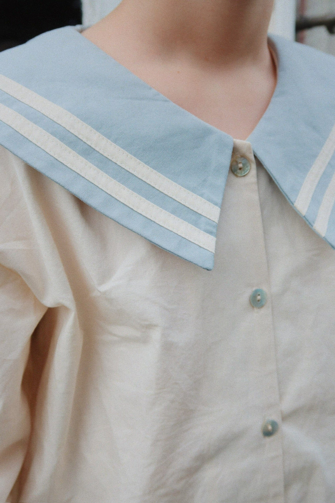 Konges Sløjd - Celebration Sailor Shirt Gots Ks103565 - Ashley Blue Bluser 