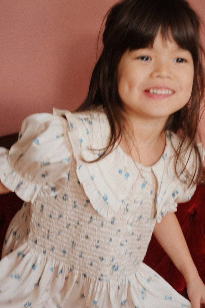 Konges Sløjd - Celebration Sheeny Smock Dress Ks103568 - Rosa Bleu Kjoler 