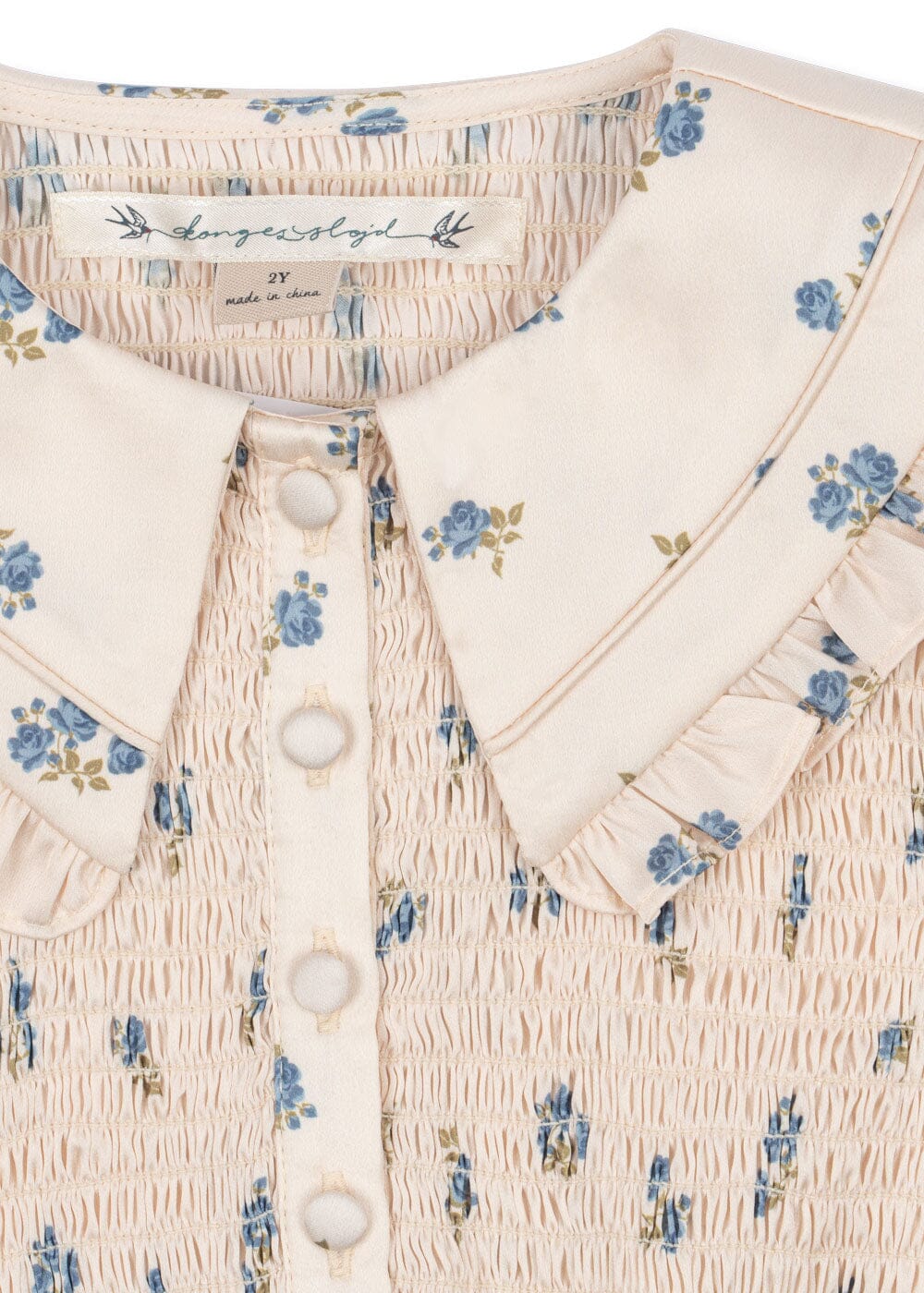 Konges Sløjd - Celebration Sheeny Smock Dress Ks103568 - Rosa Bleu Kjoler 