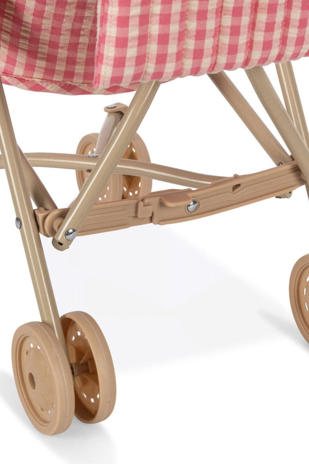 Konges Sløjd - Cheeky Doll Stroller Ks103259 - Bubblegum Check