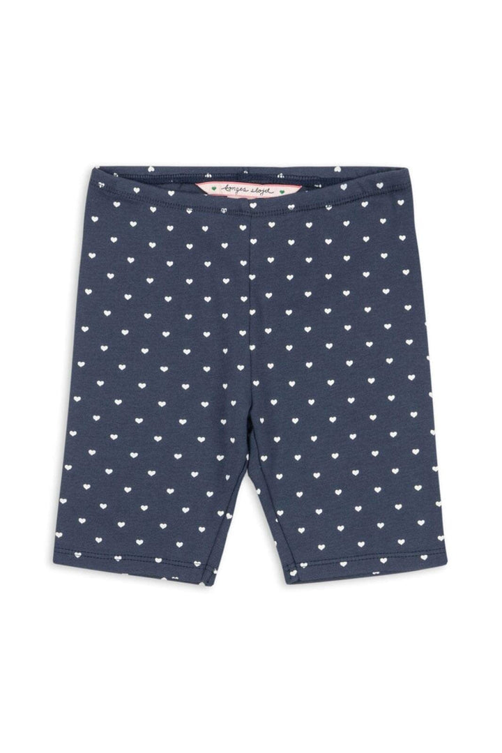 Konges Sløjd - Classic Short Leggings Gots Ks104733 - Heart Blues Leggings 
