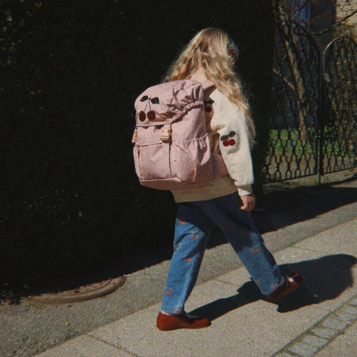 Konges Sløjd - Clover Schoolbag Ks105703 - Cherry 