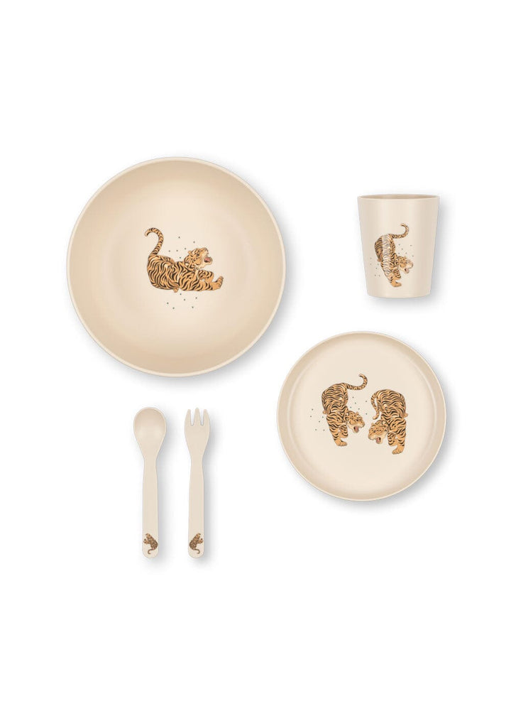 Konges Sløjd - Dinner Set Ks105961 - Tiger Ruggito