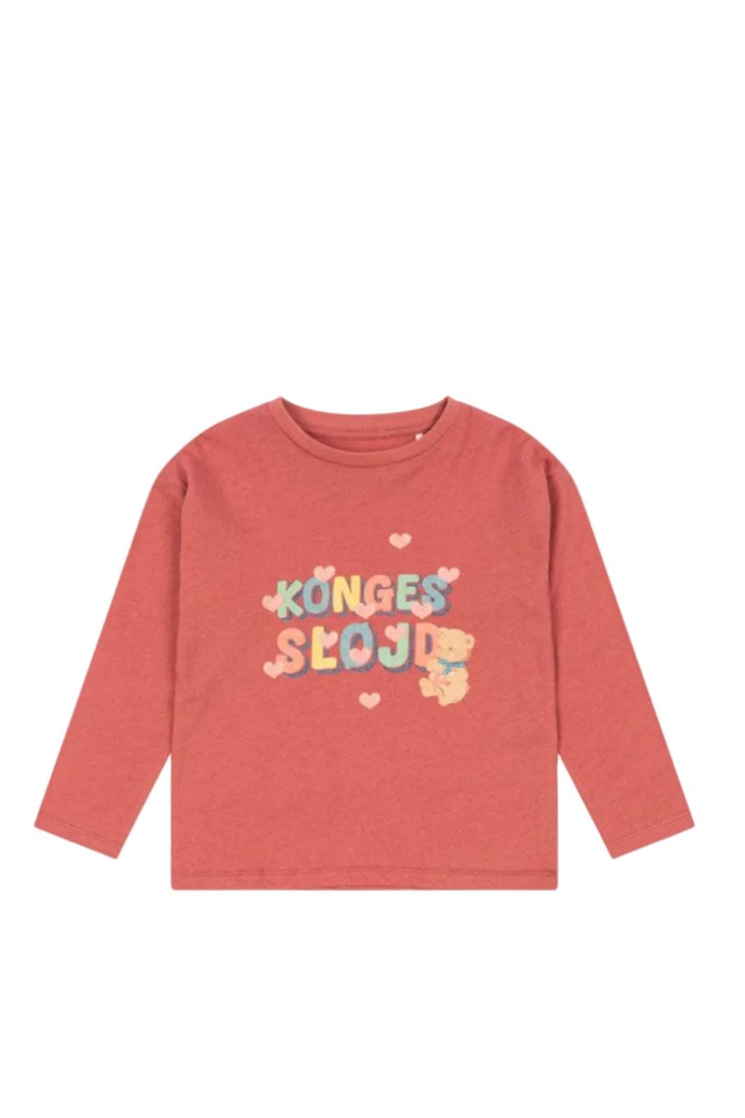 Konges Sløjd - Era Ls Tee Ocs Ks105986 - Faded Rose