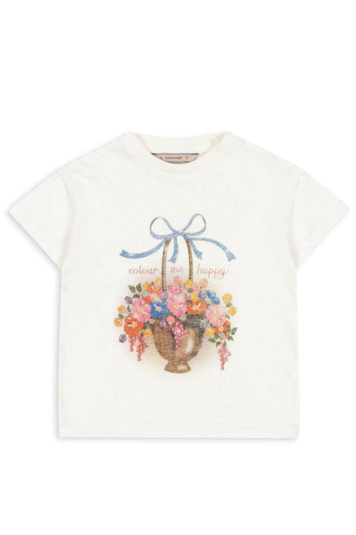 Konges Sløjd - Era Tee Ocs Ks103194 - Off White/basket