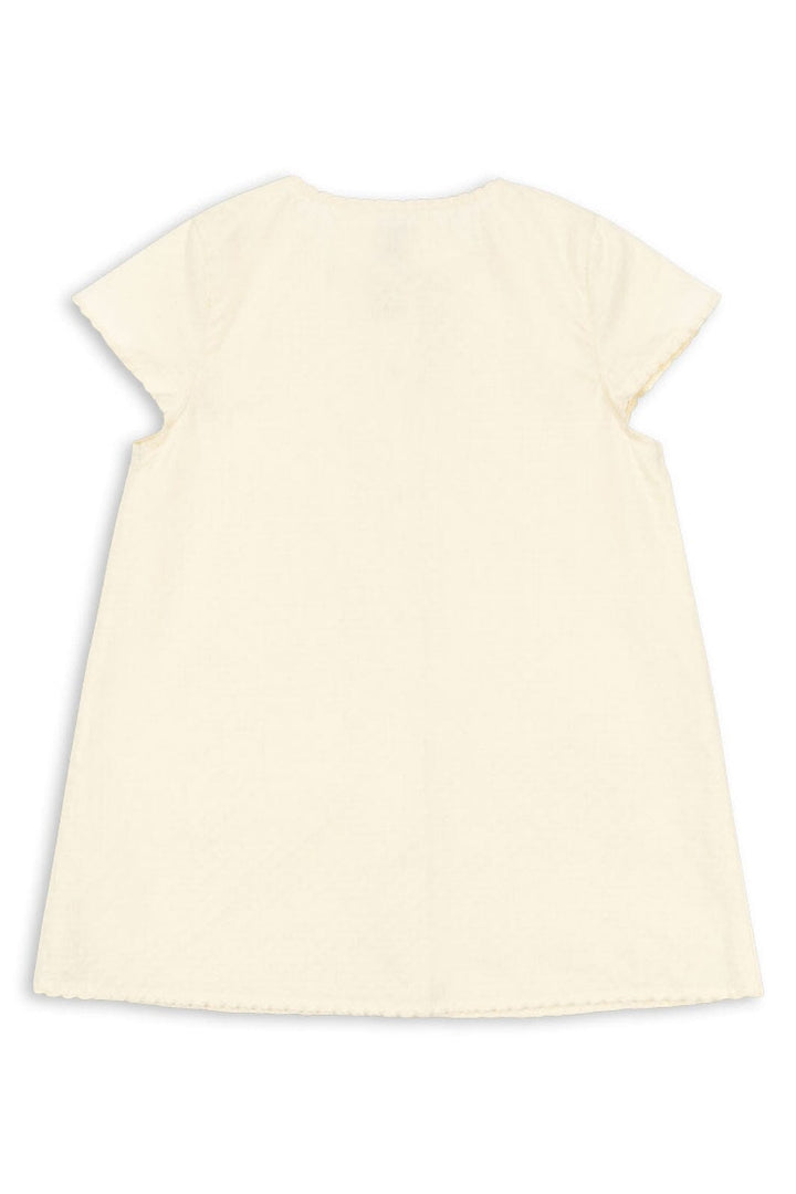 Konges Sløjd - Evia Cherry Dress Gots Ks104794 - Cloud Cream