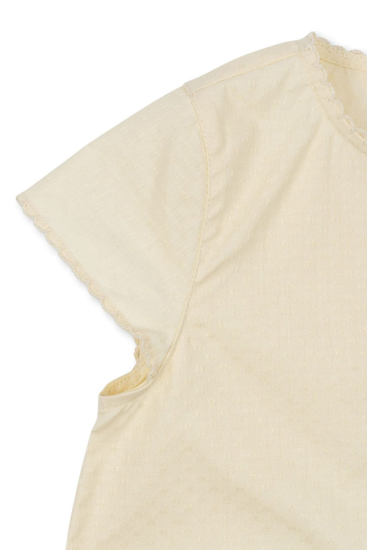 Konges Sløjd - Evia Cherry Dress Gots Ks104794 - Cloud Cream