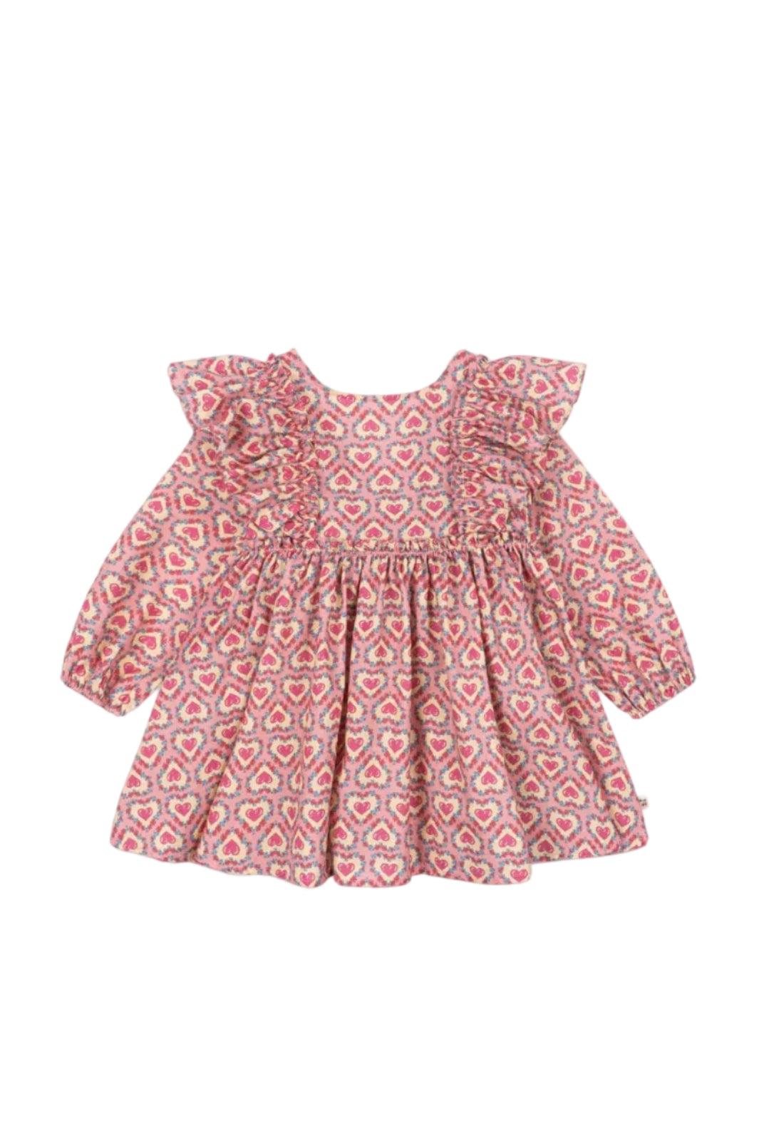 Konges Sløjd - Evia Ls Bow Dress Gots Ks105988 - Felice Rose