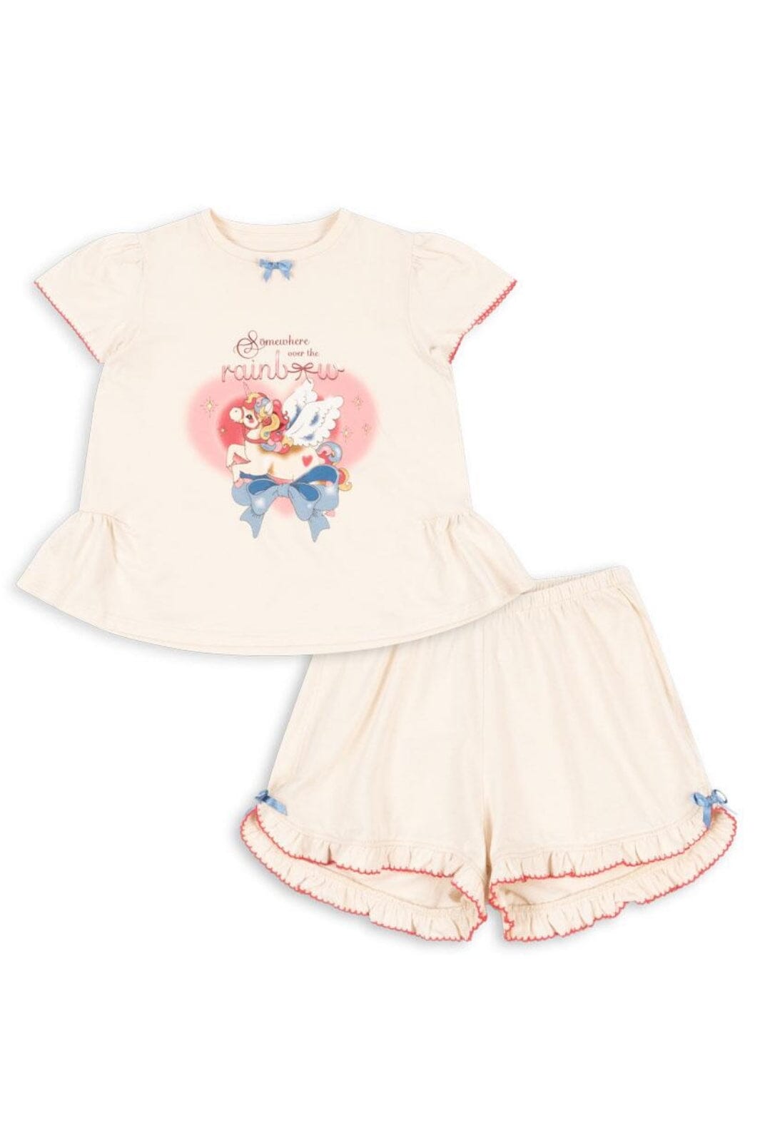 Konges Sløjd - Famo Frill Set Gots Ks103189 - Ecru