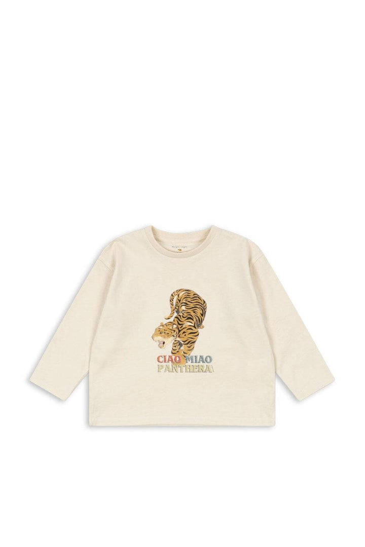 Konges Sløjd - Fili Box Fit Tee Gots Ks106018 - Almond Milk