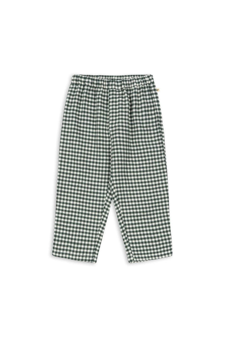Konges Sløjd - Foret Pants Gots Ks104195 - Green Check Bukser 