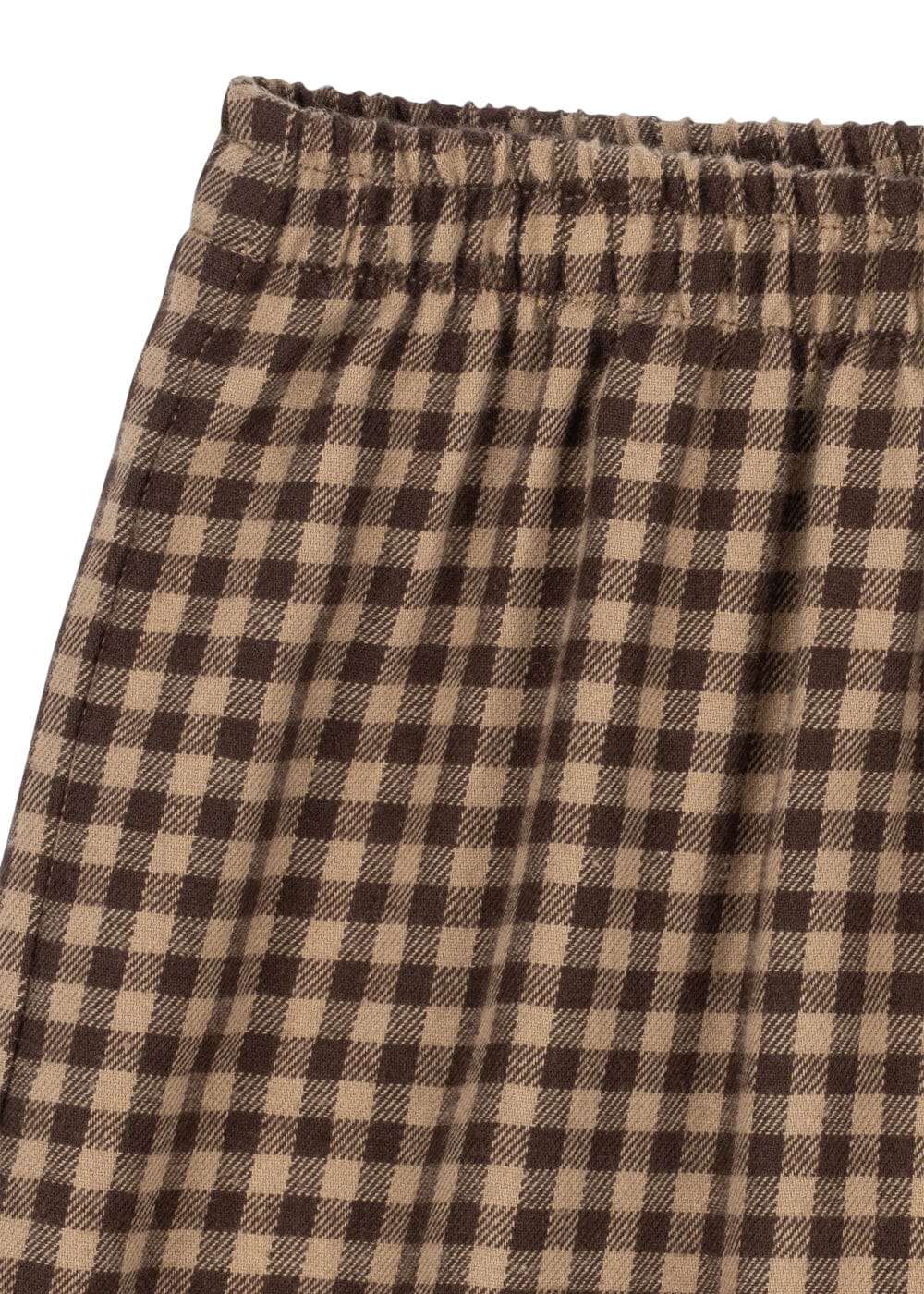 Konges Sløjd - Foret Pants Gots Ks106475 - Chocolate Check Bukser 