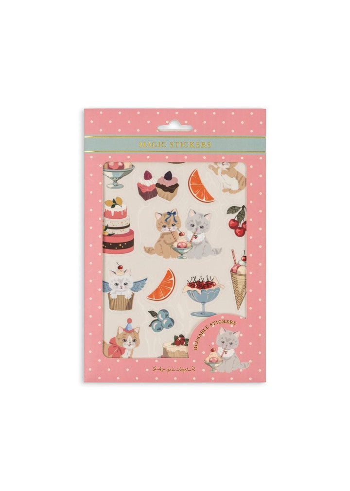 Konges Sløjd - Forever Stickers Ks105250 - Kitty Friends