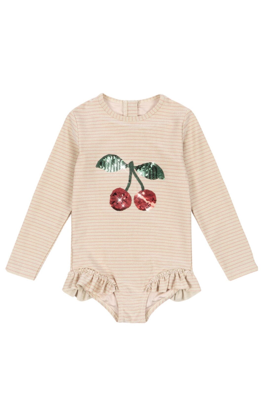 Konges Sløjd - Jade Ls Swimsuit Ks104856 - Rose Stripe