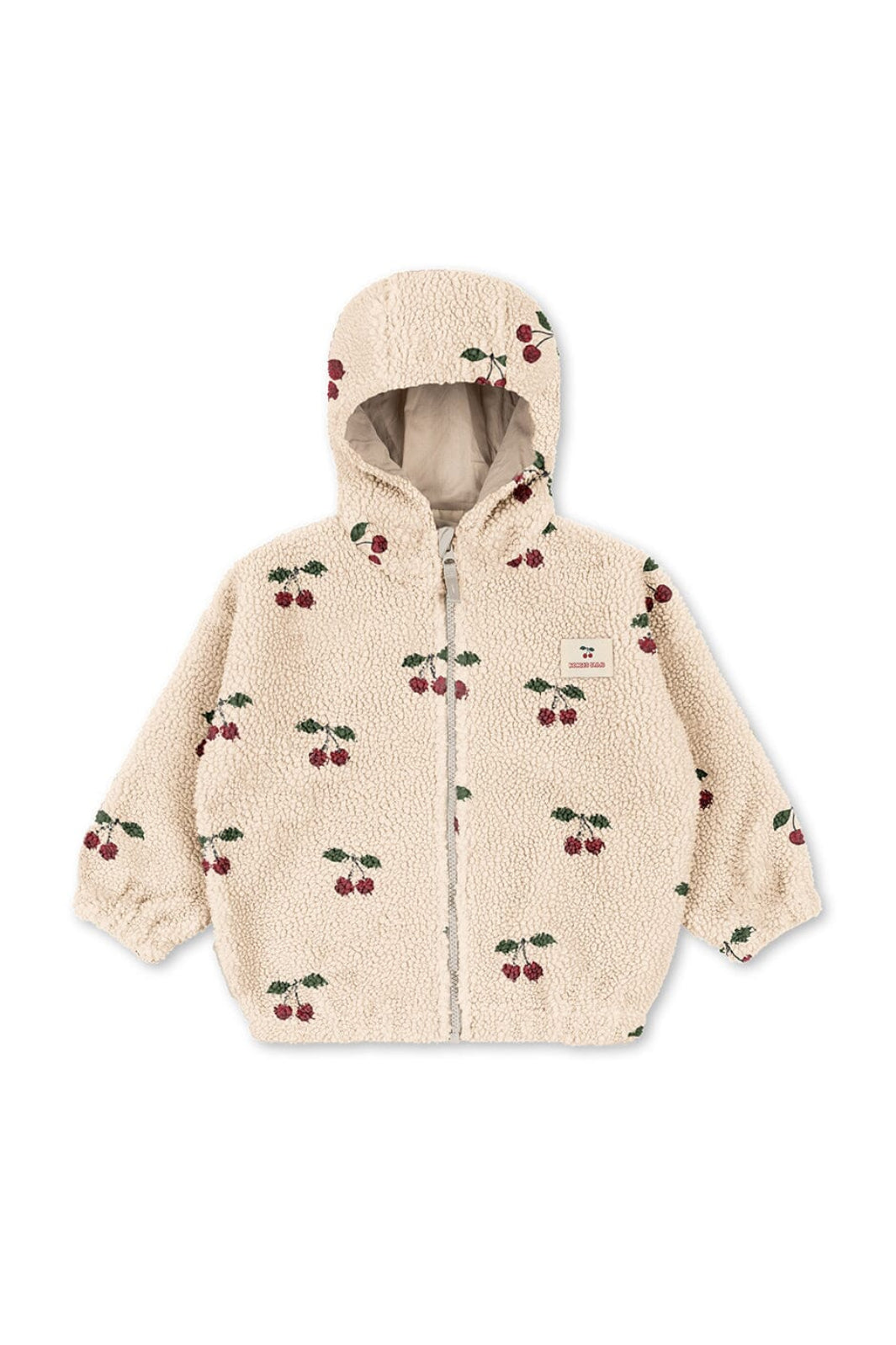 Konges Sløjd - Jody Teddy Hoodie Grs Ks106048 - Ma Grande Cerise