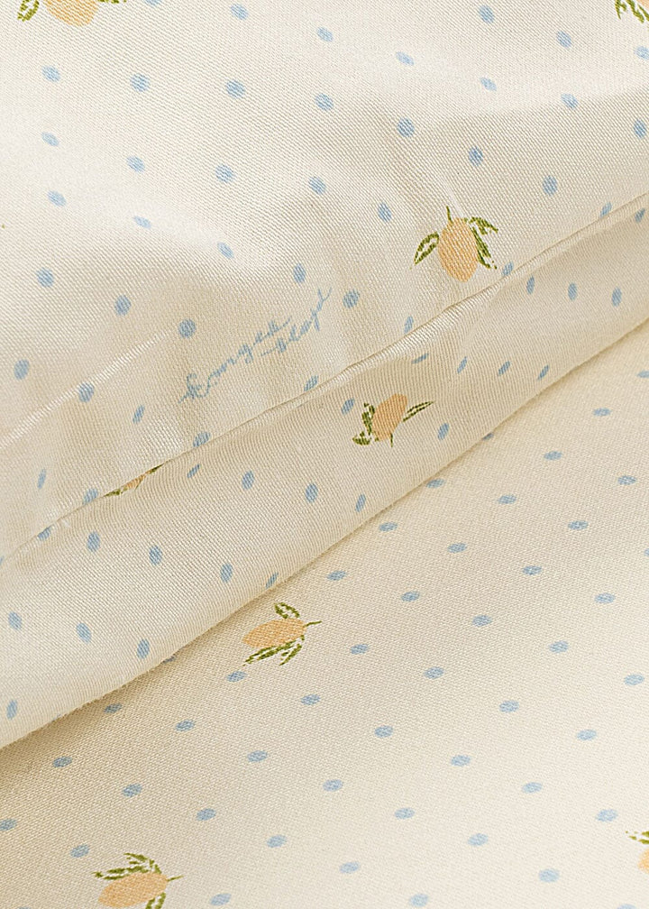 Konges Sløjd - Junior Bedding Gots Ks106050 - Lemon Dot