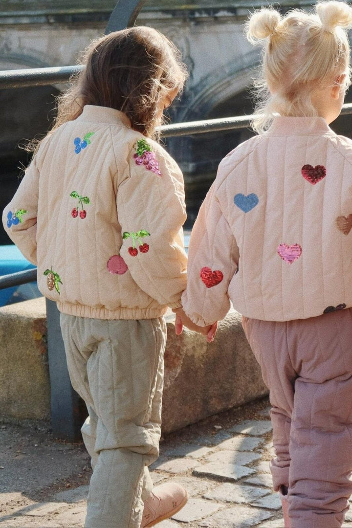 Konges Sløjd - Juno Sequin Bomber Jacket Ks103490 - Frappé