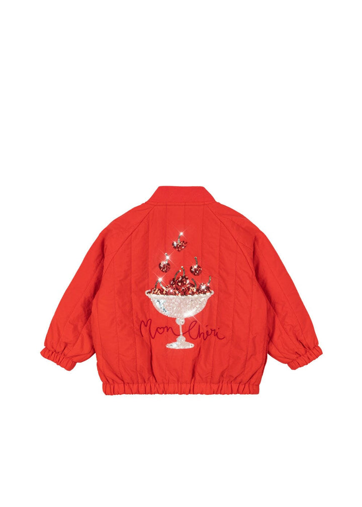 Konges Sløjd - Juno Sequin Bomber Jacket Ks104887 - Fiery Red Jakker 