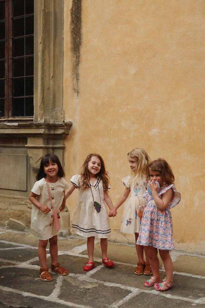 Konges Sløjd - Kim Frill Dress Gots Ks104904 - Snack Time Kjoler 