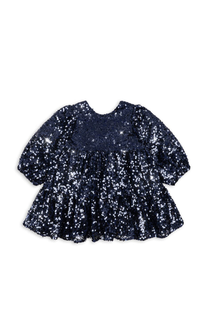 Konges Sløjd - Lila Sequins Bow Dress Ks106100 - Total Eclipse