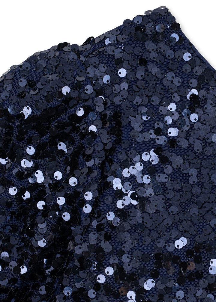 Konges Sløjd - Lila Sequins Bow Dress Ks106100 - Total Eclipse