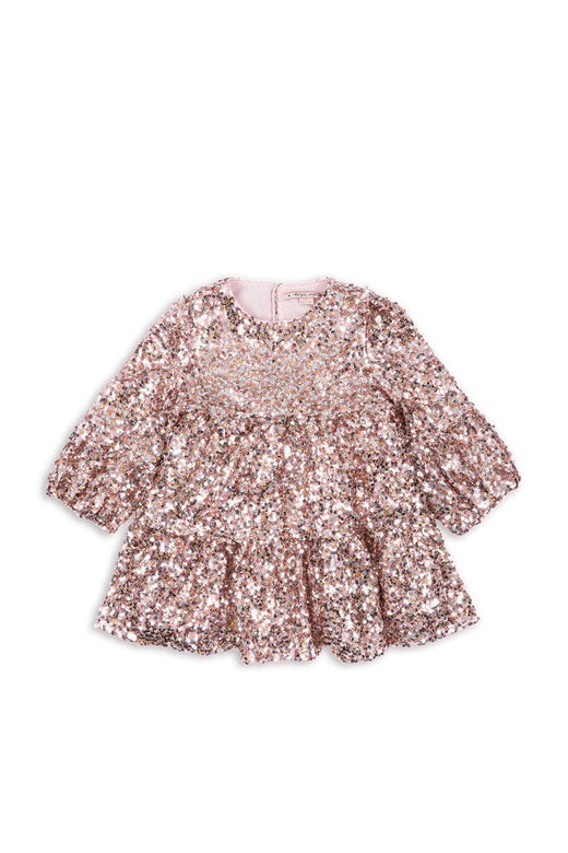 Konges Sløjd - Lila Sequins Dress Ks107391 - Grey/rosa